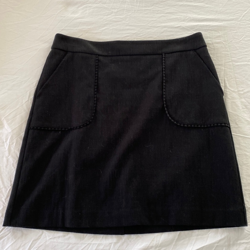 Loft Black Mini Skirt - Size 10 Tall